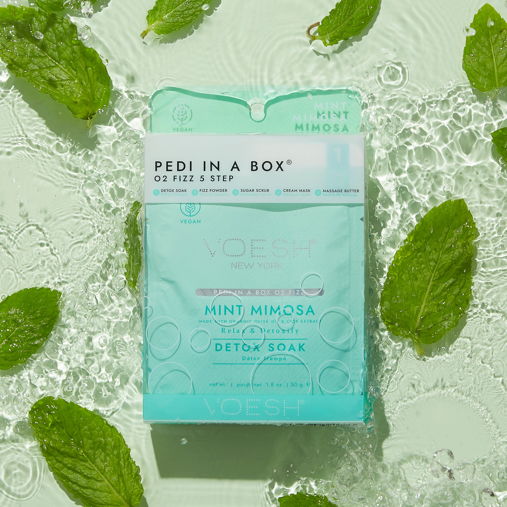 Pedi in a Box O2 Fizz 5 Step - Mint Mimosa