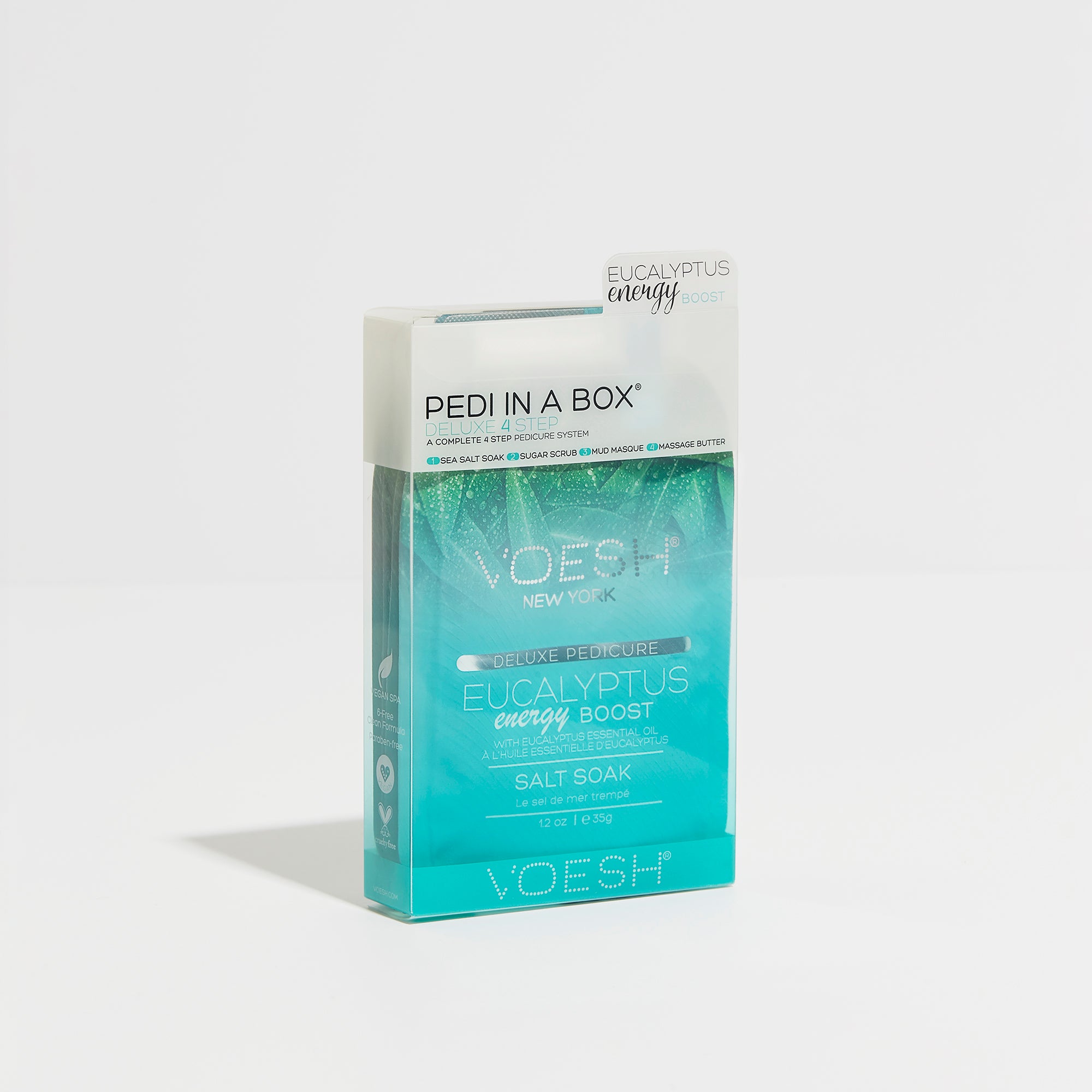 Pedi in a Box Deluxe 4 Step - Eucalyptus Energy Boost