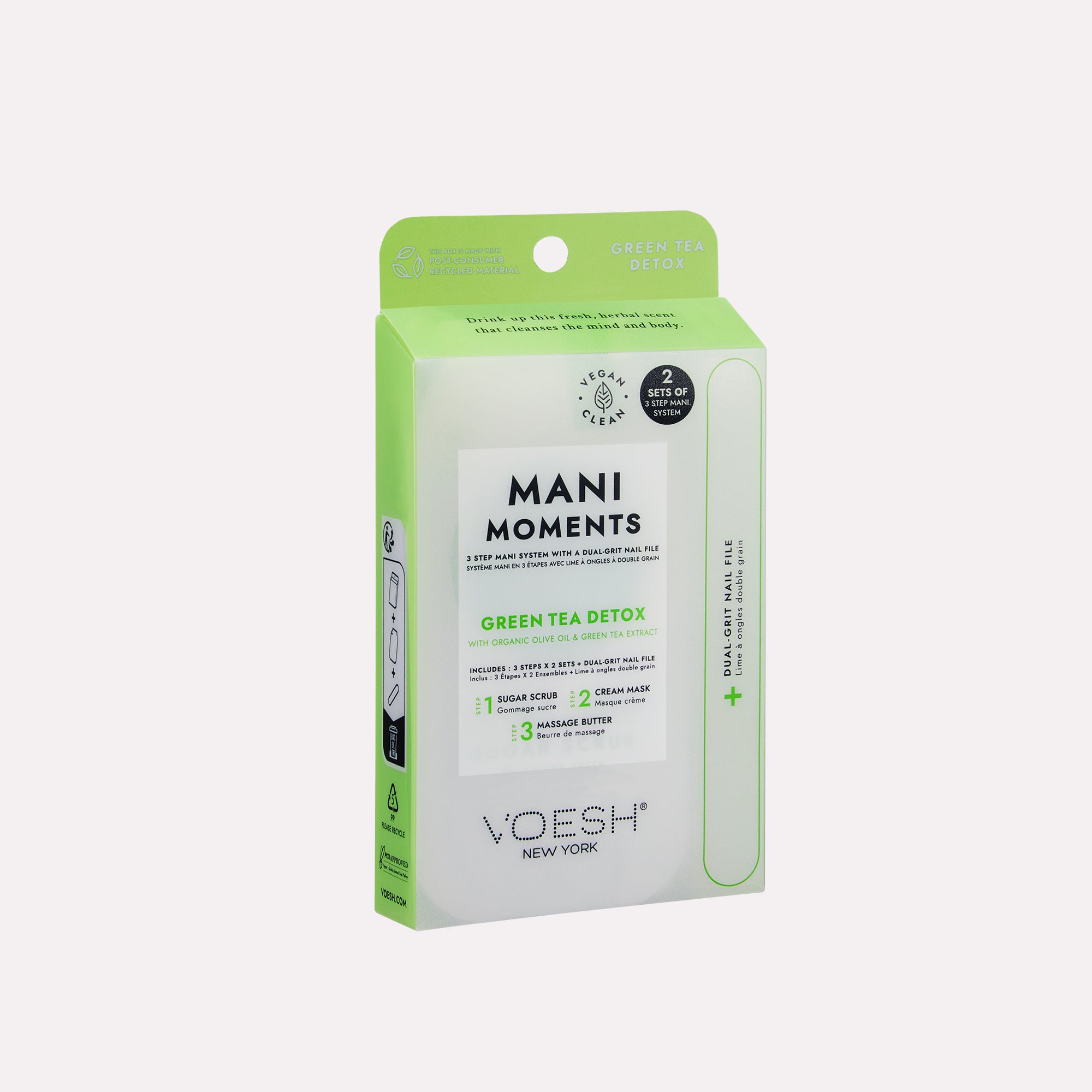 Mani Moments 3 Steps - Green Tea Detox Kit(2sets)