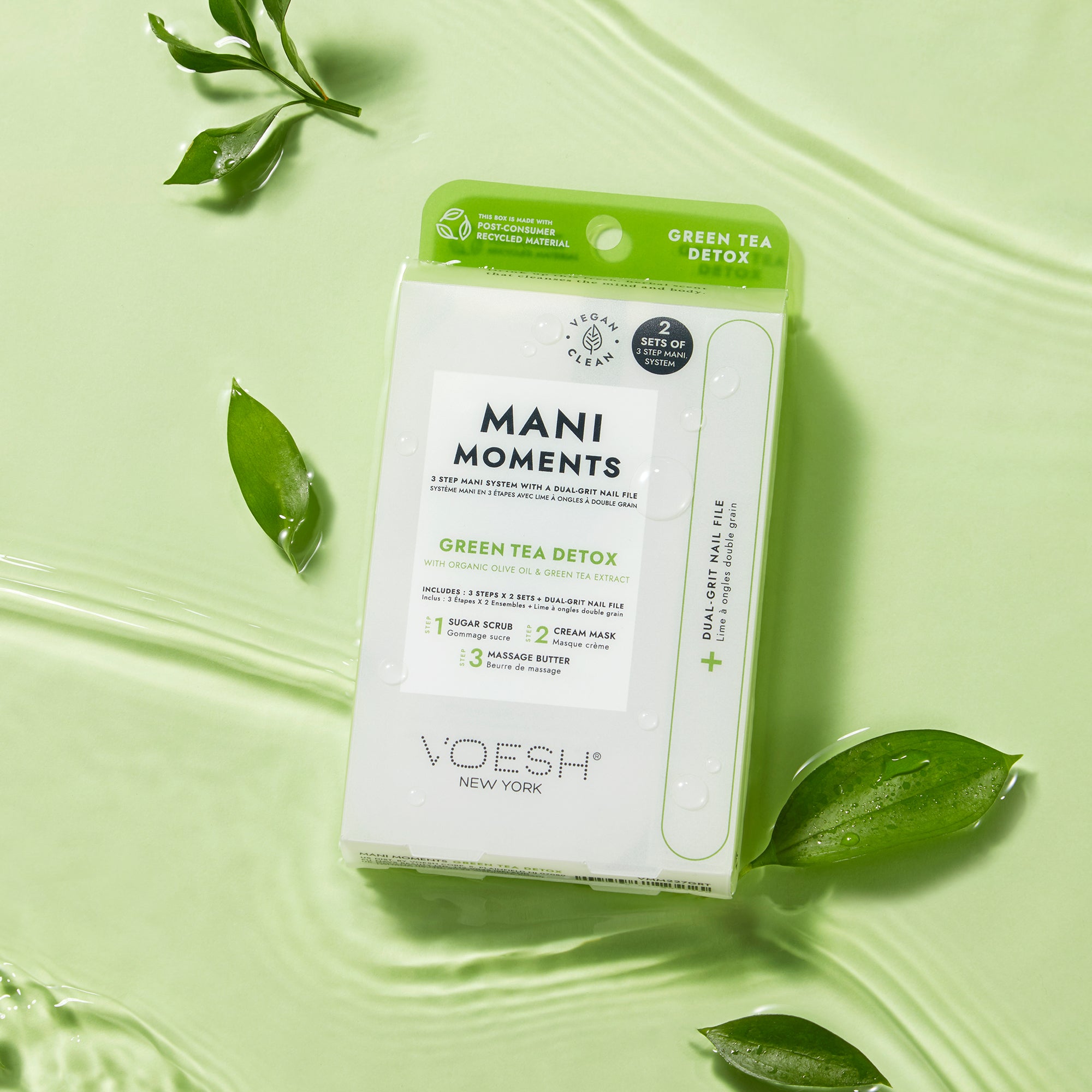 Mani Moments 3 Steps - Green Tea Detox Kit(2sets)